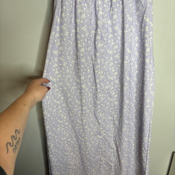 House of CB Janelle Lilac Floral Shirred Maxi Dress - Picture 8 of 12